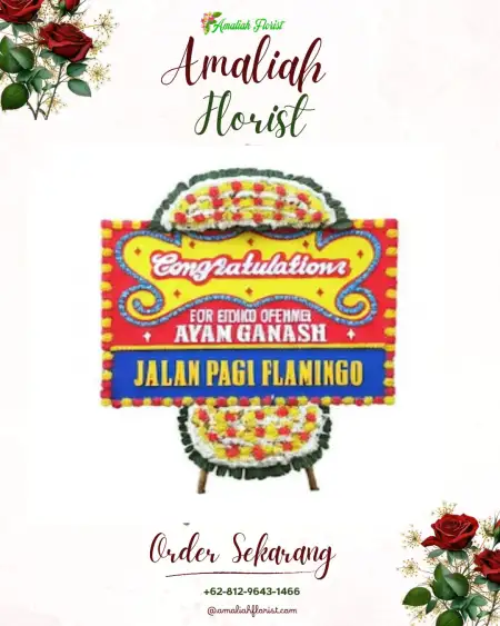Sewa Papan Bunga Katulisan